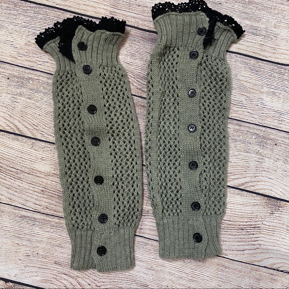 Boot Cuffs Grey and Black